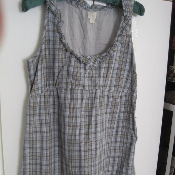 Plaid Converse One Star Summer Dress w/ Privacy Liner - Size 6. - Picture 1 of 10